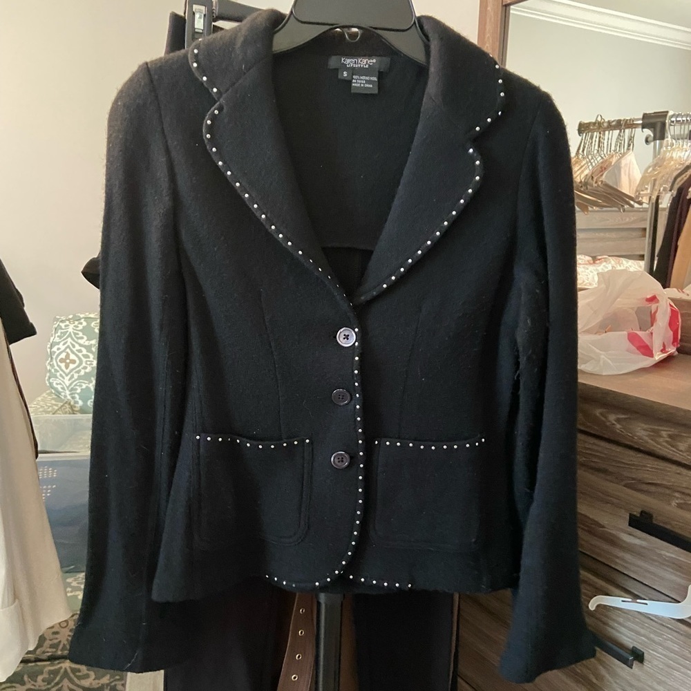 Karen Kane size small jacket/sweater- studded
